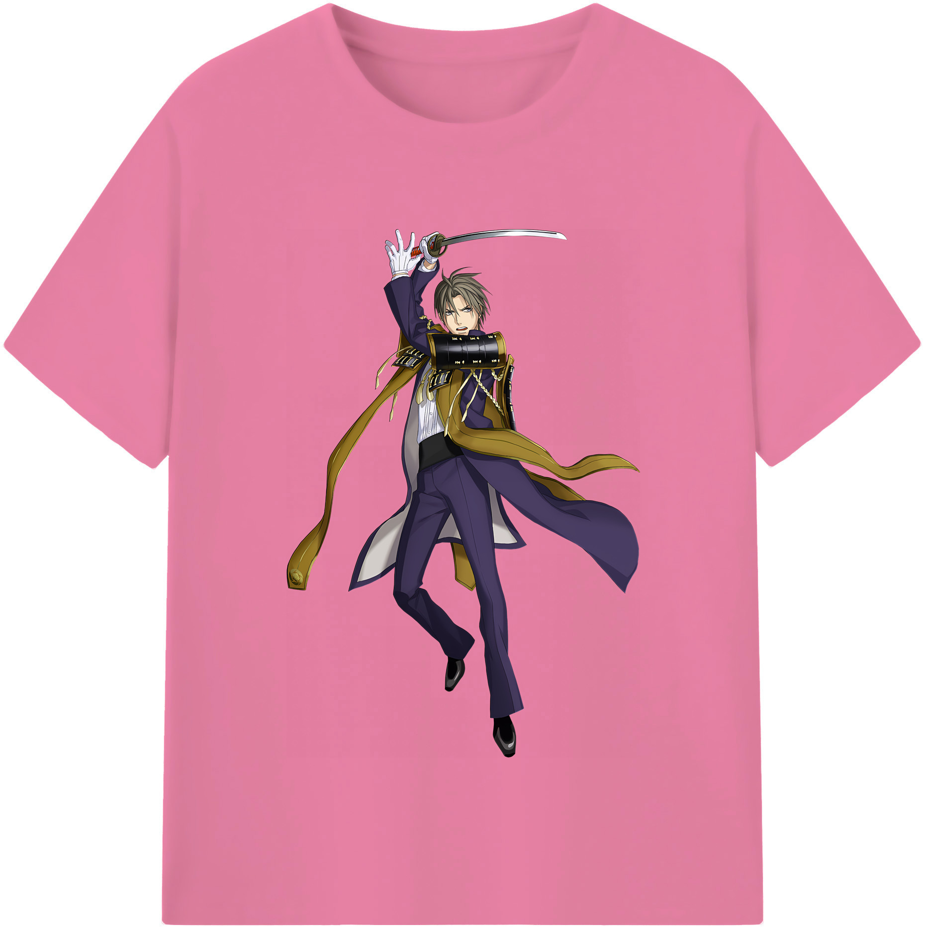 （画像用） 刀剣乱舞 Touken Ranbu 綿100％半袖Tシャツ（フロントプリント）